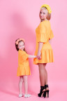Детское платье "Лето" ДП 541 Family look (желтый)
