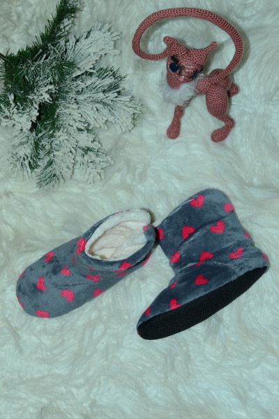 Купить Тапки-носки "Socks" GR-35 (серый) на Неженке
